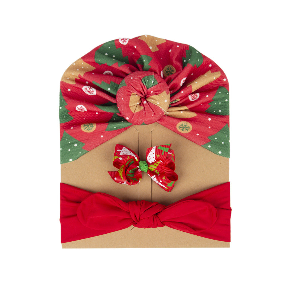 Cross-border Christmas Children's Hat Paper Card Set