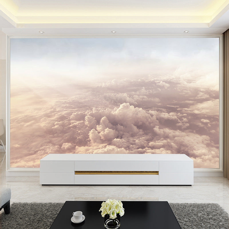 Printed Waterproof Wallpaper For TV Backdrop Wall Mural