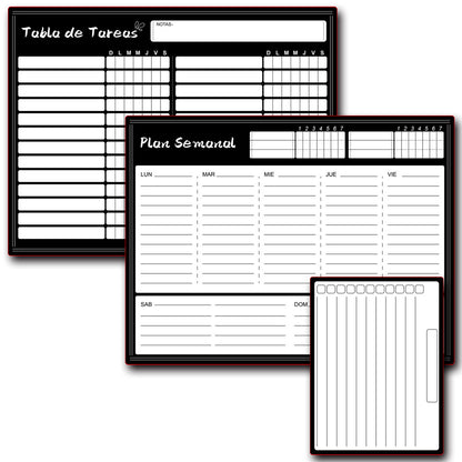 Calendar Magnetic White-board Wall Sticker Learning Schedule Refridgerator Magnets Message Board