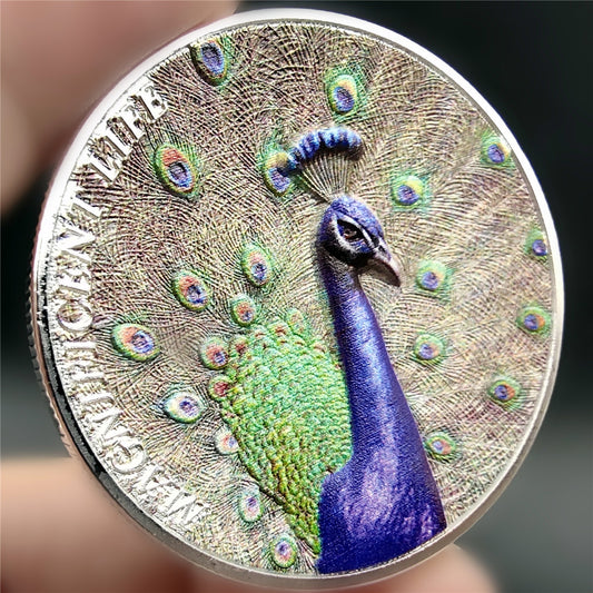 Peacock Coin High-relief Commemorative Coin