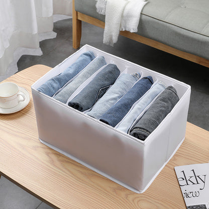 Hot Washable Underwear Storage Box With Foldable Divider