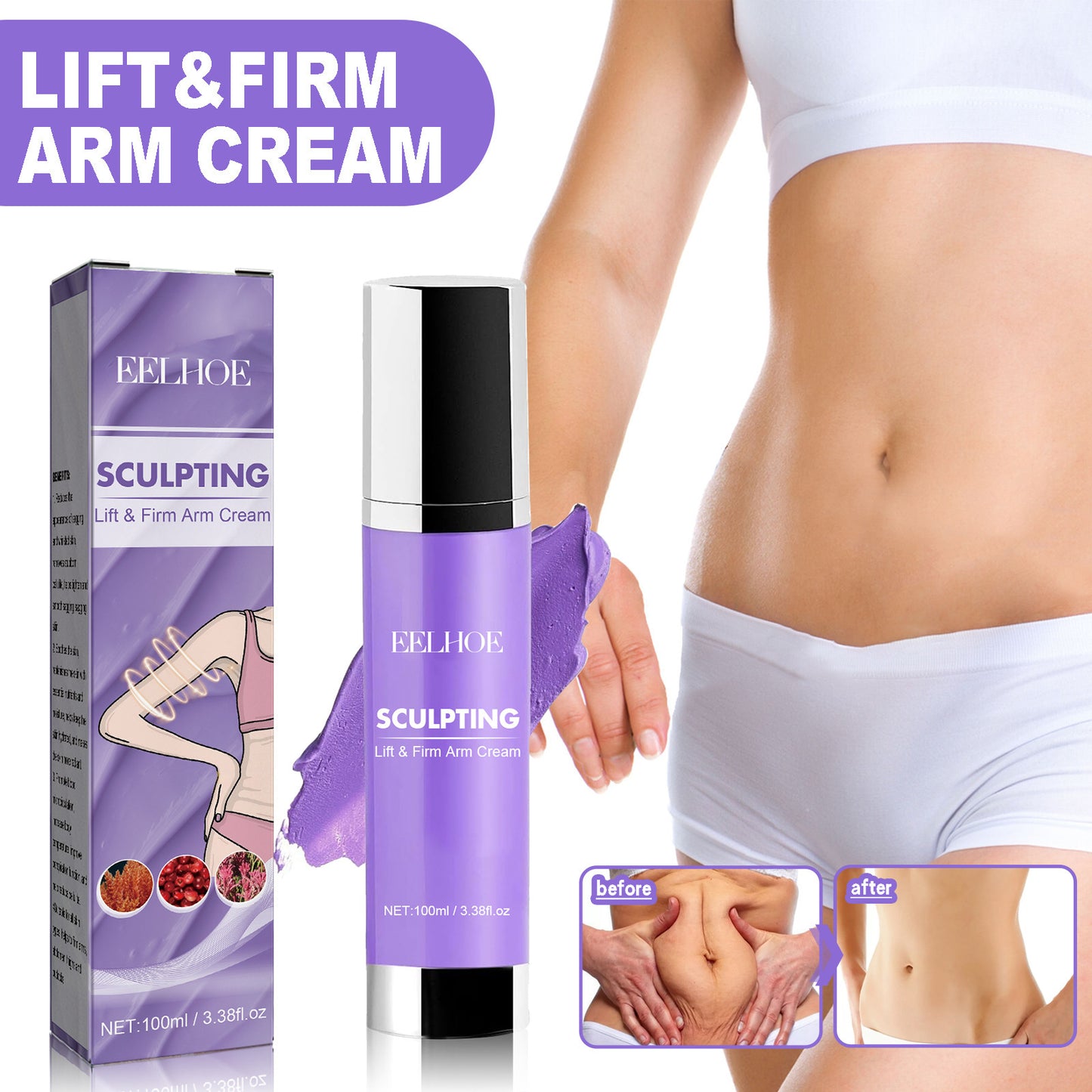 Collagen Body Cream Lifting And Firming Skin Belly Contracting Massage Moisturizing Skin