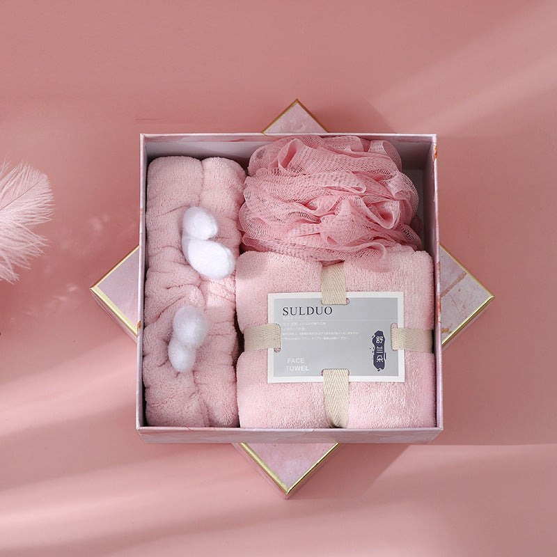 Deer Antler Three Piece Towel Gift Box Set