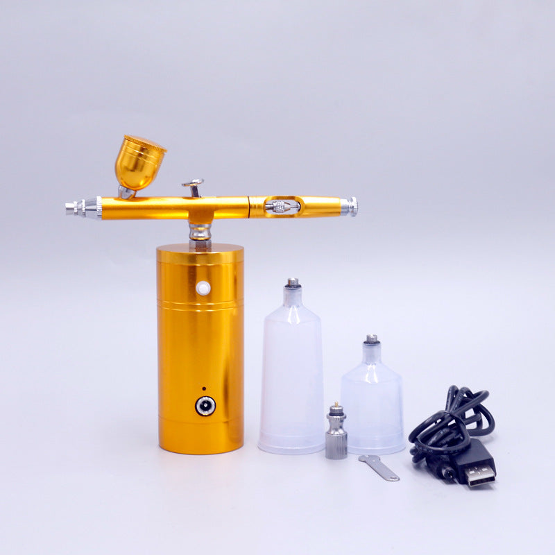 Rechargeable Mini Electric Airbrush Air Pump Set