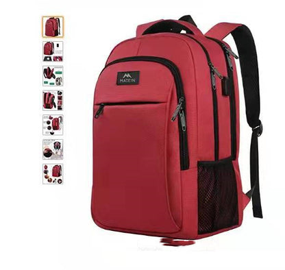 Rechargeable Shoulder Computer Bag Backpack Travel Outdoor