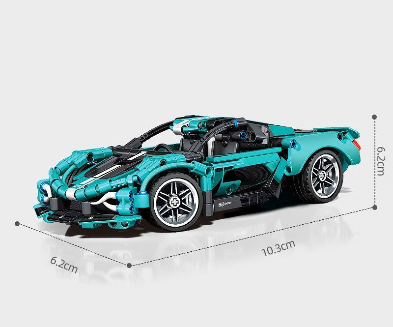 High Difficulty Racing Roadster Compatible With  Power Mechanical Building Blocks