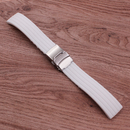 Stylish Car Tread Pattern Over A Rubber Strap