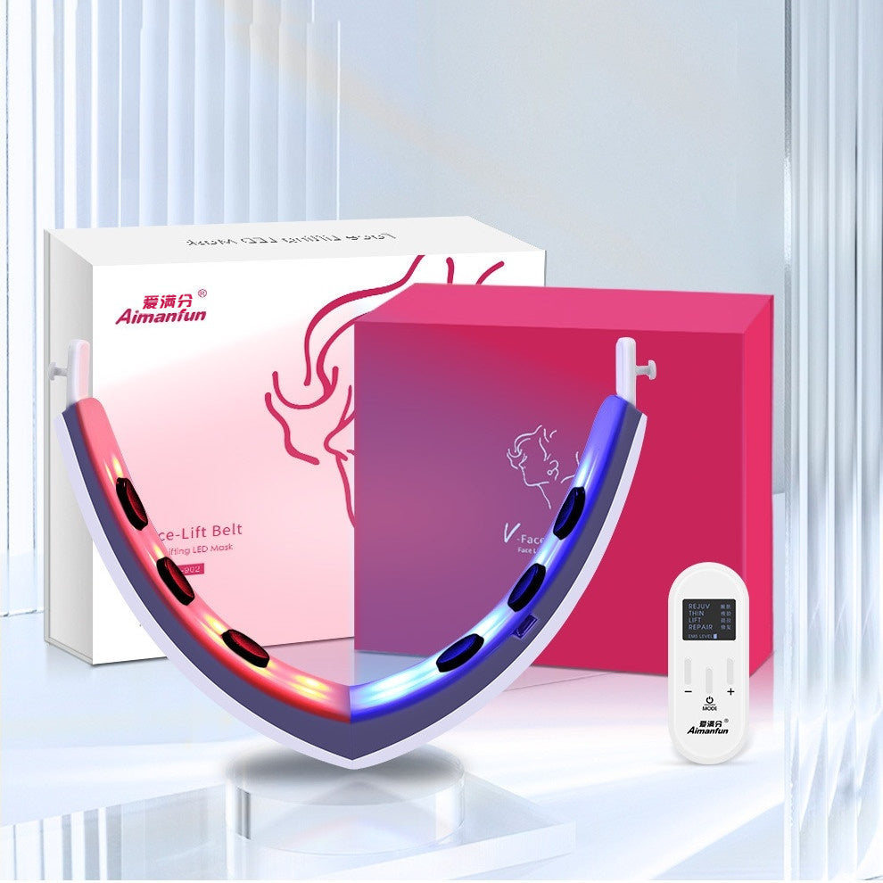 High Frequency Micro Current Face-shaping Tool Shock Color Light RF Beauty Instrument