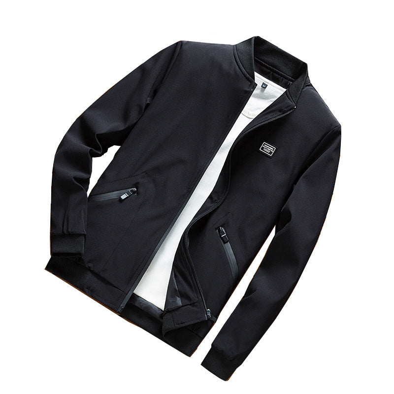 Casual sporty Men's Plus Size Polyester Jacket