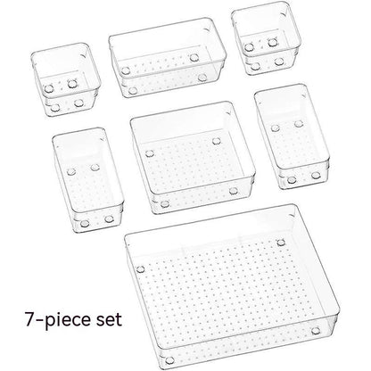 Household Plastic Transparent Drawer Storage Box