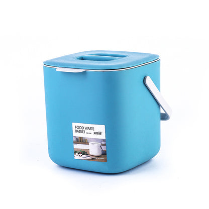 Portable Garbage Storage Bin With Lid