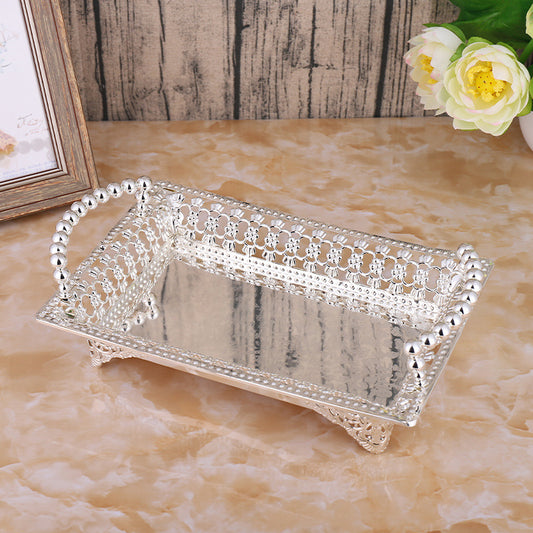 Tea Table Fruit Plate Household Living Room Metal Ornaments