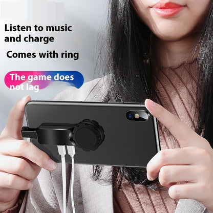 Creative Fastening Ring Charging Music Audio Adapter Cable