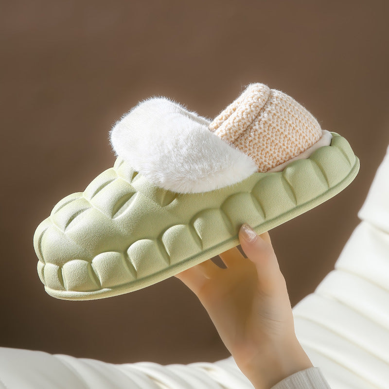 Bubble Shoes With Foldable Heel Slippers Women Warm Indoor House Shoes - FLIPSTYLEZLLC