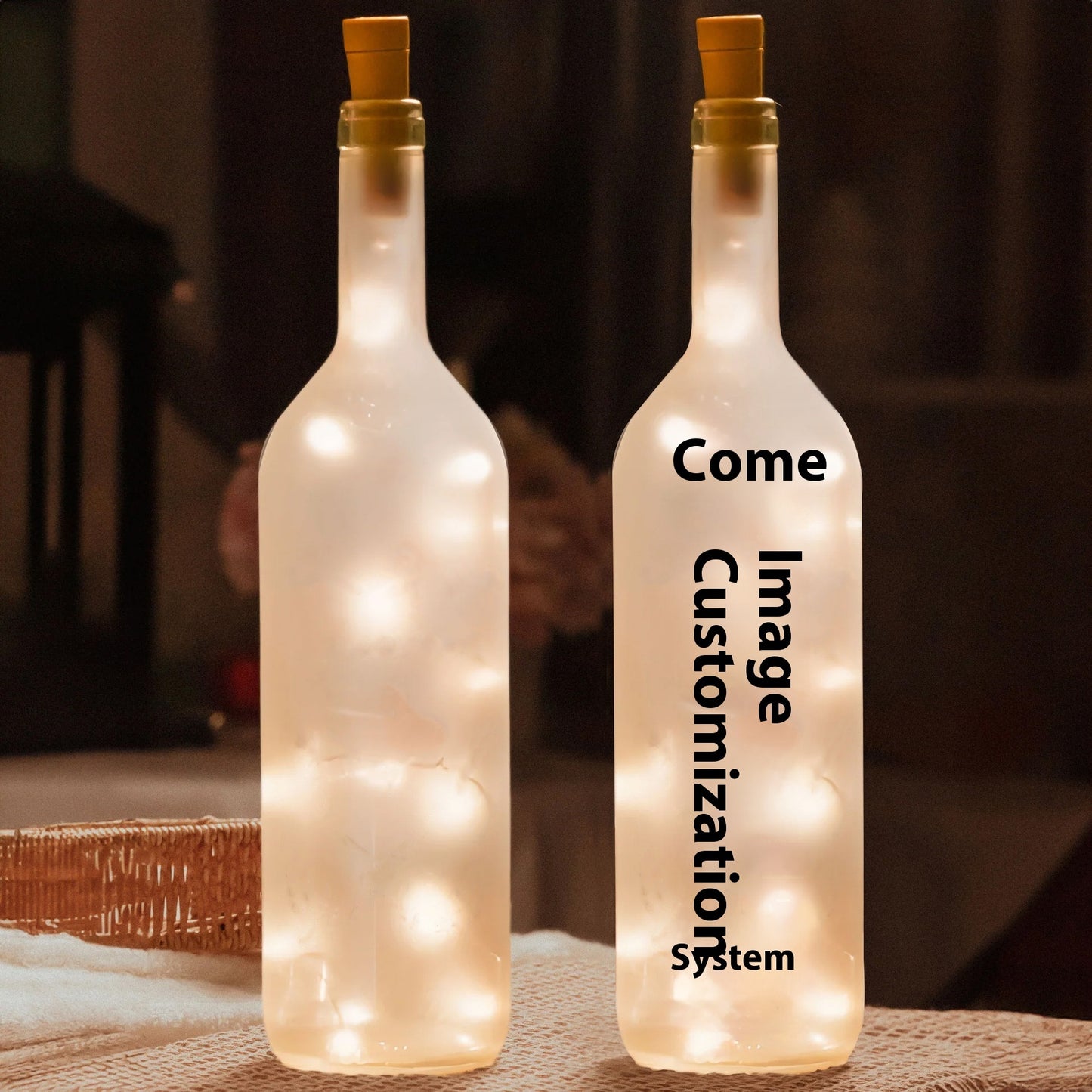 Customized  Glass Bottle Birthday Gift