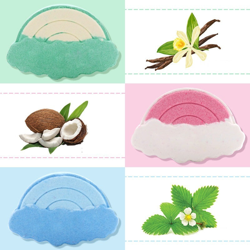 Rainbow Clouds Bath Salt Essential Oil Children Salt Bomb