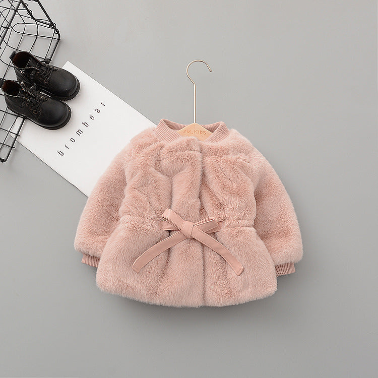 Mink cardigan Princess wool coat