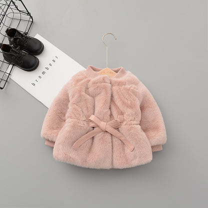 Mink cardigan Princess wool coat
