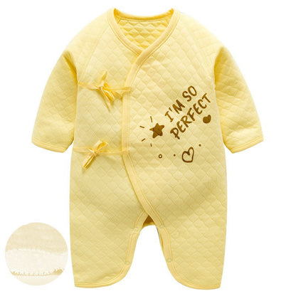 Newborn One-Piece Garment Spring Cotton-Padded Clothes Class A Clothing Bag Fart Suit