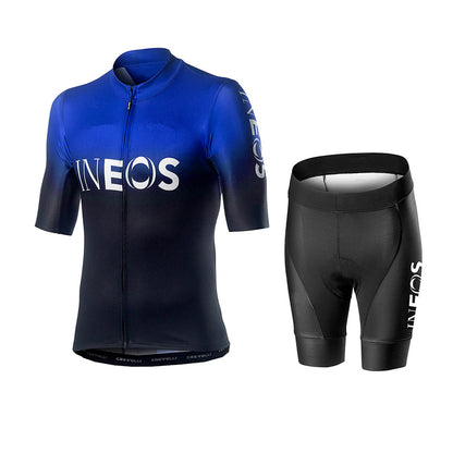 Men's and women's short sleeve road plus size cycling suit
