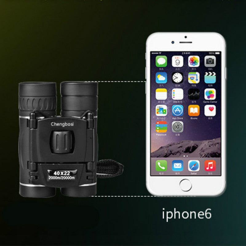 High-power HD low-light night vision pocket binoculars