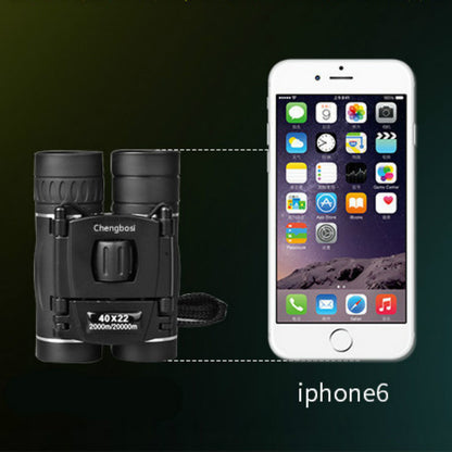 High-power HD low-light night vision pocket binoculars