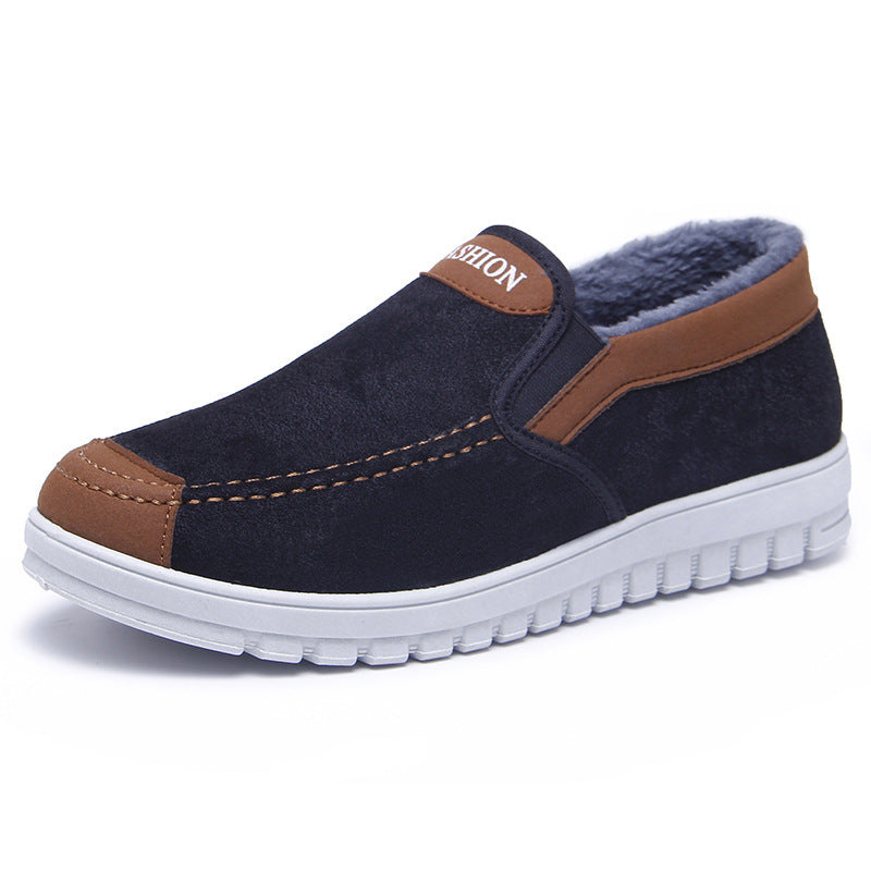Plush Thick Men's Cotton Shoes