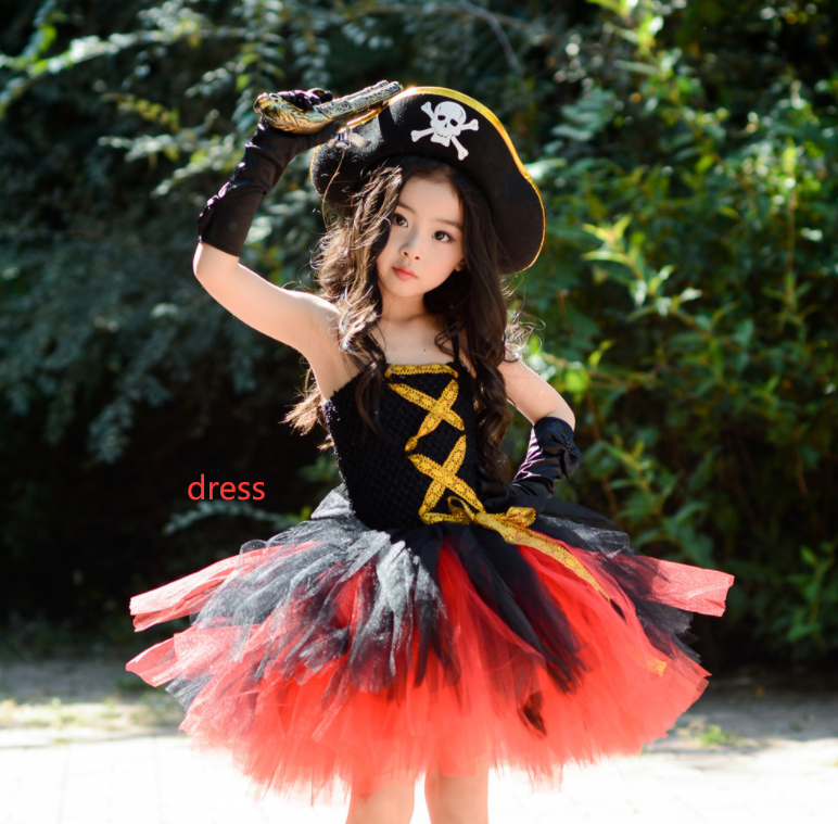 girl''s Halloween Dress Suit cos pirate costume