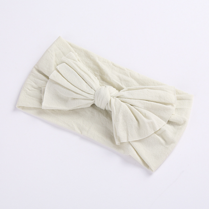 Nylon stockings fashion wide hair band handmade bow headband