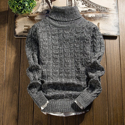 Autumn and winter turtleneck sweater