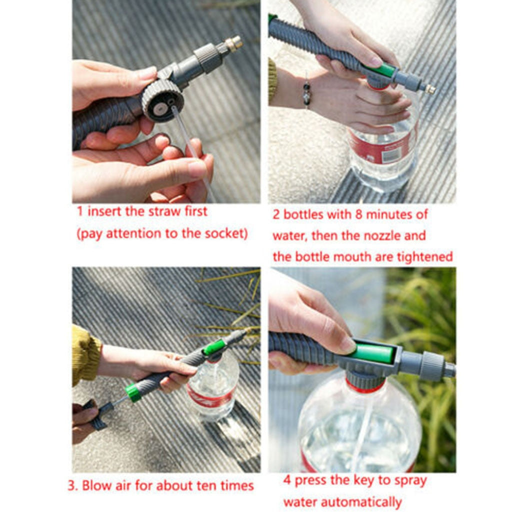 Beverage bottle universal watering sprayer nozzle household cola sprite bottle sprinkler watering can accessory nozzle