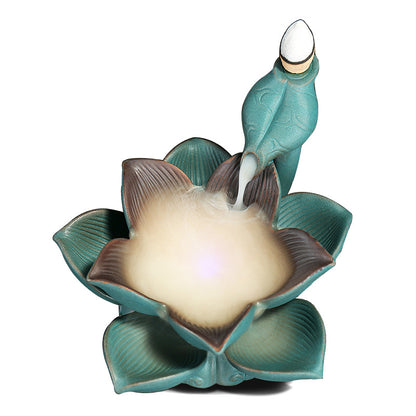 Ceramic smoke back aromatherapy furnace