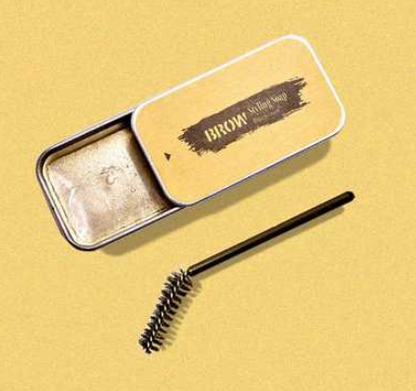Eyebrow shaping eyebrow wax + brush