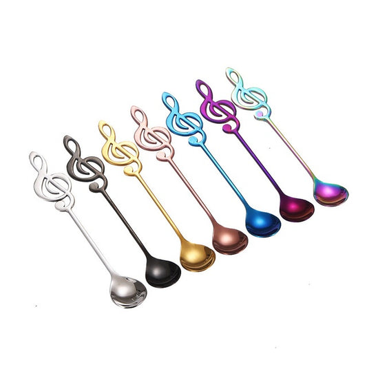 304 stainless steel music symbol creative spoon