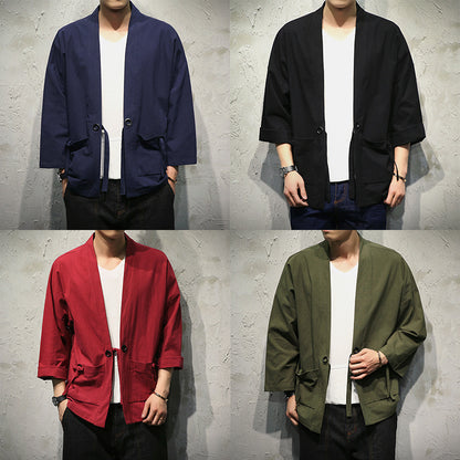 Casual Authentic style clothing cardigan men's jacket