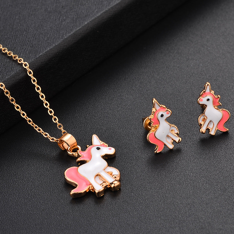 Alloy pony jewelry set - FLIPSTYLEZLLC