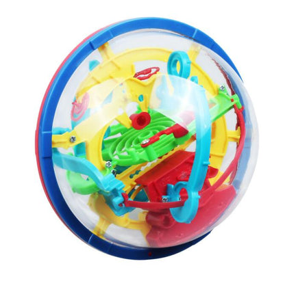 3D Magic Maze Ball 100 Levels Intellect Ball Rolling Ball Puzzle Game Learning Educational Toys Orbit Game