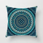 Ethnic style mandala pattern religious ceremony belief polyester pillowcase