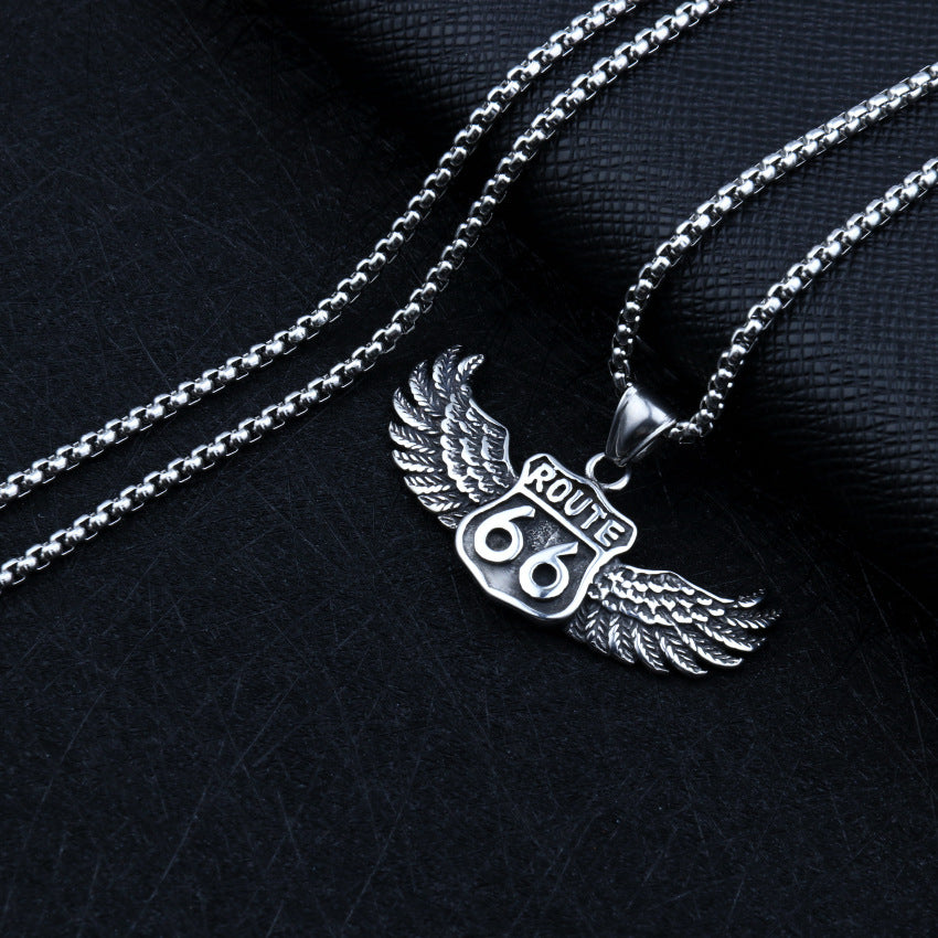 Chain 66 road necklace
