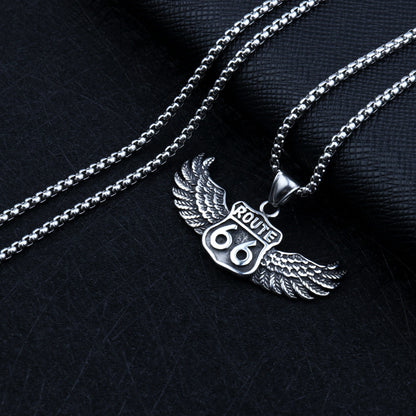 Chain 66 road necklace