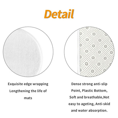 Create Your Own 24x16in Flannel Anti-Slip Floor Mats 3-Piece Set
