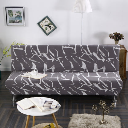 Fully surrounded one-piece sofa cover
