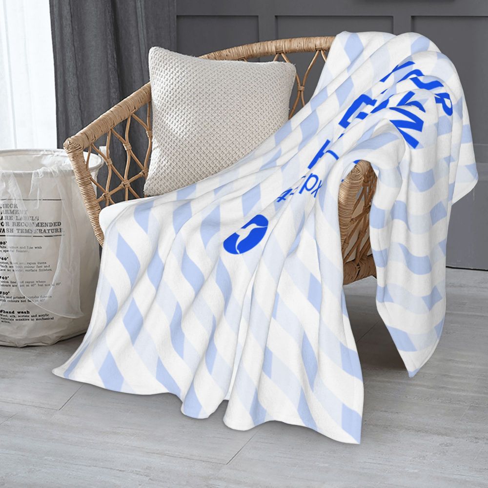 Create Your Own Vertical Thickened Skin-friendly Breathable Flannel Blanket