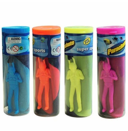 Hand Throwing Mini Soldier Camouflag Parachute Funny Toy Kid Outdoor Game Educational Fly Parachute Sport For Parent Child Toys