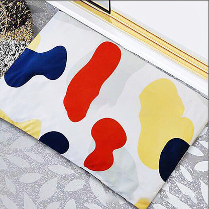 Diatomite soft foot pad absorbent quick drying antiskid bathroom mat