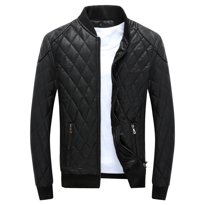 Men's winter plush suede jacket