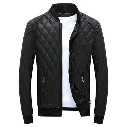 Men's winter plush suede jacket