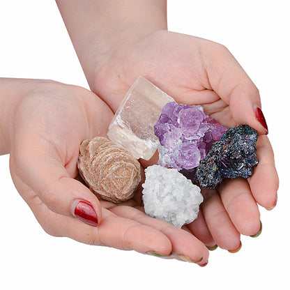Natural crystal ore mineral gift box