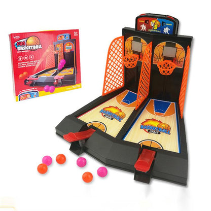 Double play basketball toy children's finger ejection