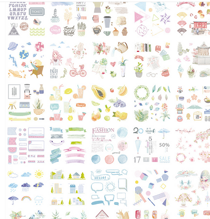 Gift box set sticker